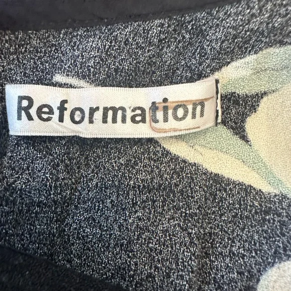 Reformation Vanessa Floral Print Long Sleeve Midi Dress - Picture 10 of 11